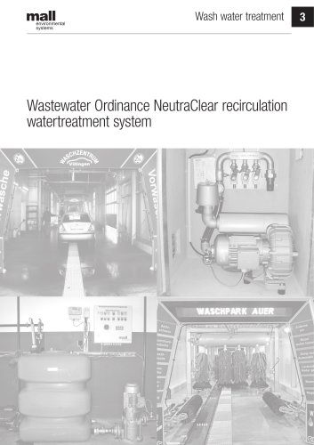 Technical Data Wash water treatment