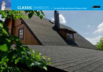 CLASSIC SHINGLEs • Top quality high grade bitumen fibreglass shingle