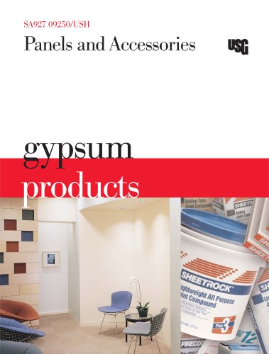 Gysum Products Panels and Accessories Catalog