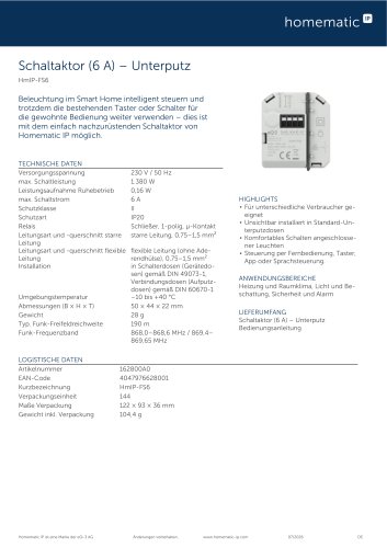 HmIP-FS6