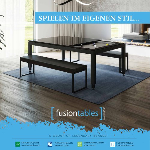 Fusiontables Billardtisch pool Deutsch Catalog 2024