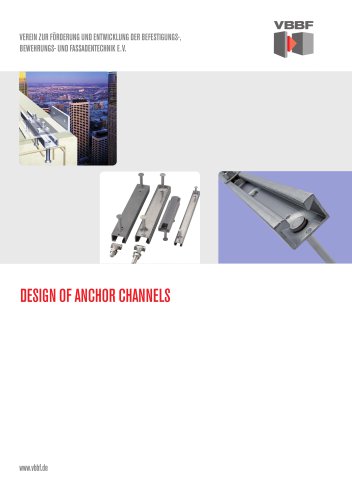 DESIGN OF ANCHOR CHANNELS