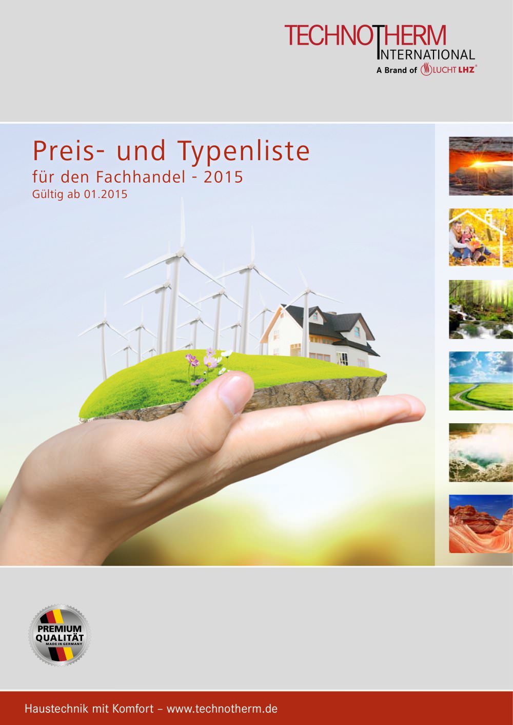 Aktuelle Preisliste 2015 - Lucht LHZ Elektroheizung GmbH & Co. KG