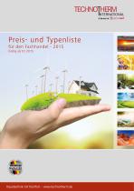 Aktuelle Preisliste 2015 - 1