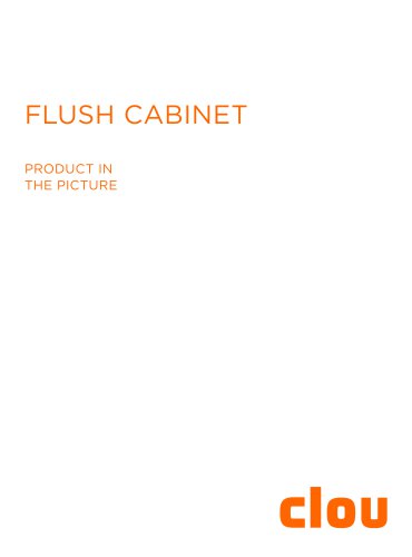 FLUSH CABINET