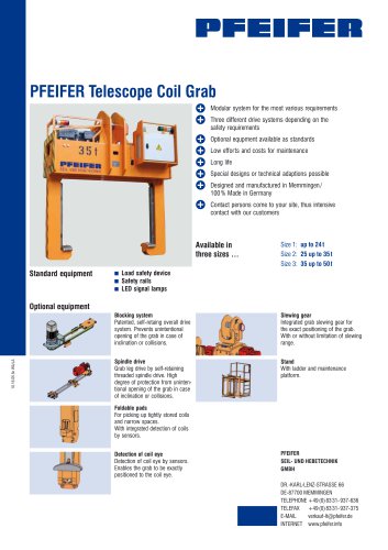 PFEIFER TELESCOPE-COIL-GRAB