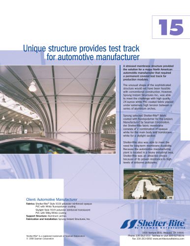 Unique structure provides test track for automotive manufacturer