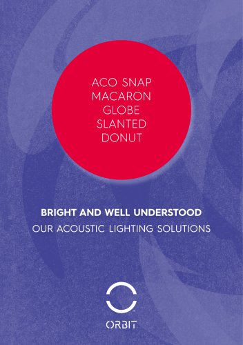 ORBIT- Acoustic lighting solutions