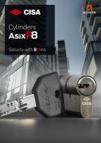 Cylinders AsixP8 Security with 8 Pins