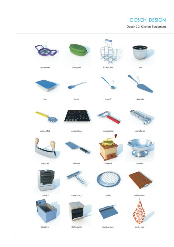 Dosch 3D: Kitchen Equipment