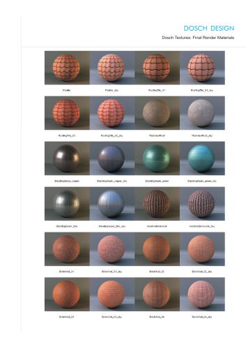 DOSCH Textures: Final Render Materials