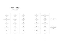 My Time - 3