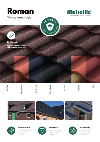 Brochure Metrotile Roman EN