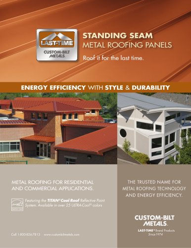 TITAN® STANDING SEAM ROOFS