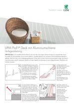 UPM ProFi Deck mit Aluminiumschiene Verlegeanleitung - 1