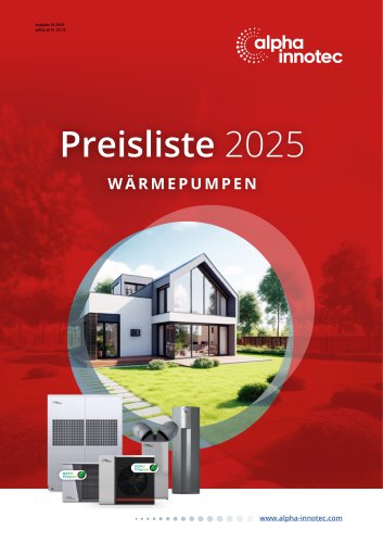Preisliste 2025