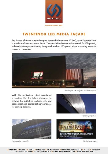 Twentinox LED Media Façade