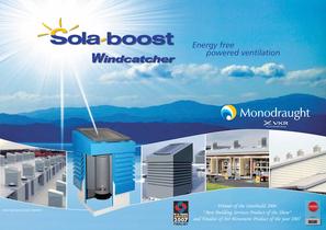 SOLA-BOOST® solar assisted natural ventilation systems