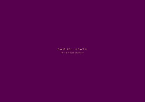 2011 SAMUEL HEATH BROCHURE