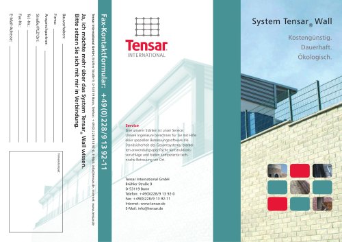 TensarTech Wall