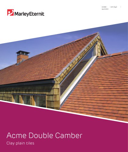 Acme Double Camber Clay Plain Tiles