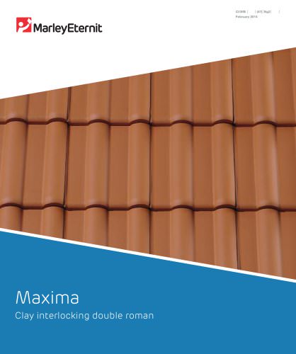 Maxima Clay interlocking double roman