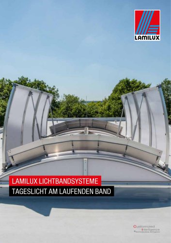 LAMILUX LICHTBANDSYSTEME TAGESLICHT