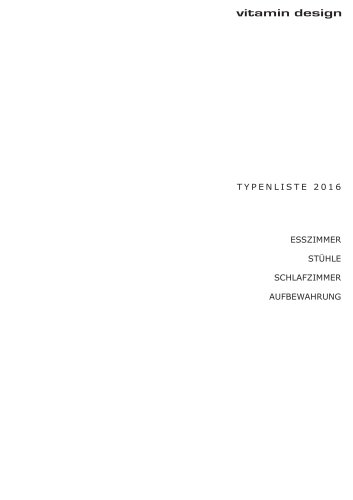 Typenliste 2016