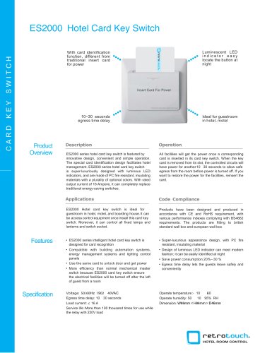 ES2000 Hotel card key