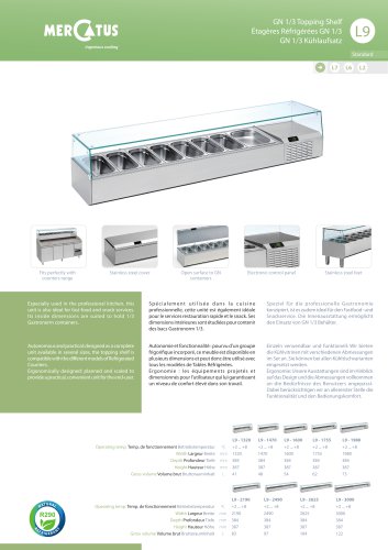 L9 GN 1/3 Kühlaufsatz