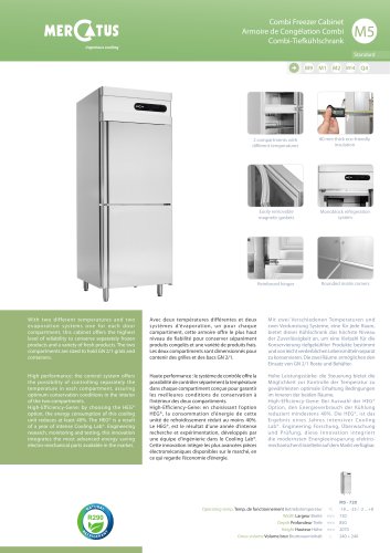 M5 Combi-Tiefkühlschrank