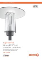 Light defines Siteco LED Town and Park Luminaires