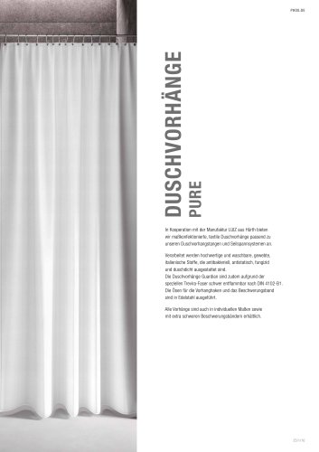 DUSCHVORHÄNGE PURE