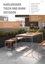 Karlsruher Tisch + Bank (Outdoor)-1