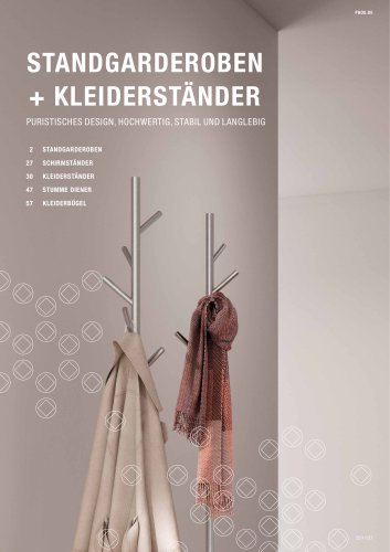 Standgarderoben + Kleiderständer
