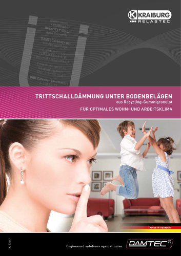 DAMTEC® Trittschalldämmung unter Bodenbelägen