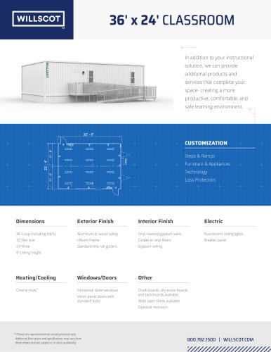 36X24 PORTABLE CLASSROOM