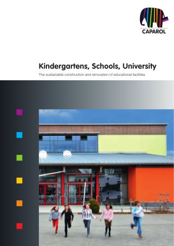 Kindergartens, Schools, University