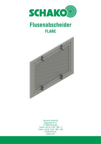 Flusenabscheider FLARE