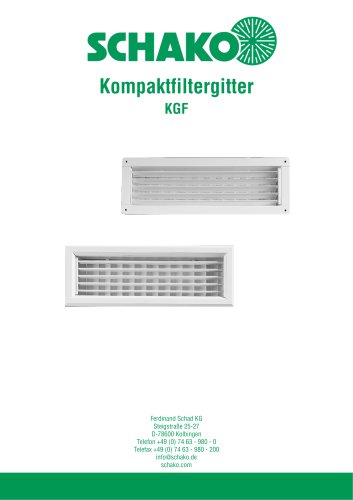 KGF Kompaktfiltergitter