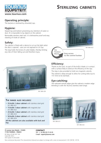 STERILIZING CABINETS