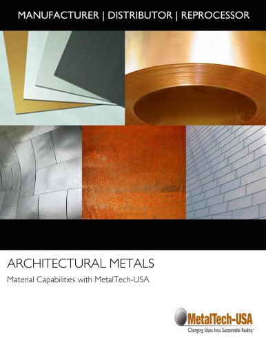 ARCHITECTURAL METALS