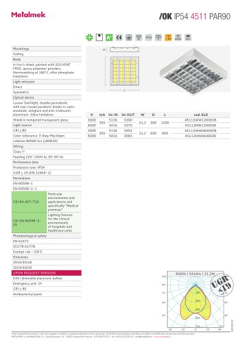 OK INOX 4511 PAR90 DO