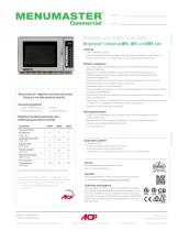 Menumaster® Commercial MFS-, RFS-und CRFS-Serie - 1