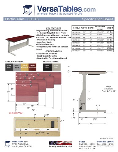 Electric Table