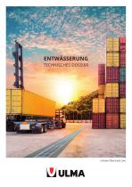 Entwässerungsrinnen Technisches Dossier