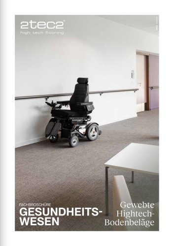 Broschüre für Gesundheitseinrichtungen