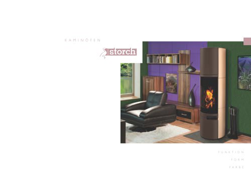 CATALOGUE - FIREPLACE TYPE STOVES - STORCH