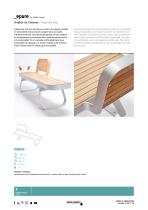 Wooden bench Epure