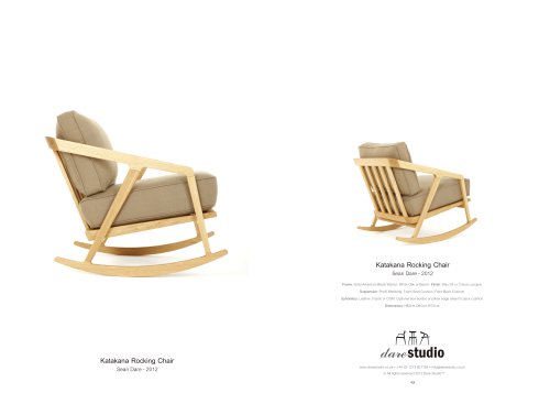 Katakana Rocking Chair